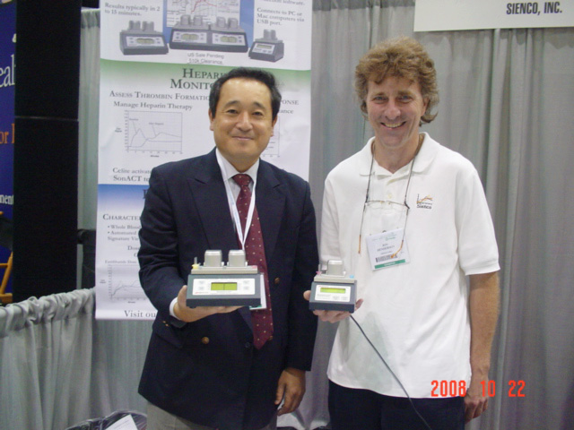 米国麻酔科学会(ASA)展示場Sienco社ブース