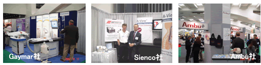 気管内挿管、カテーテル挿入、神経ブロックなど麻酔科医が主に行う手技を安全、確実に行うための製品が増えてきている